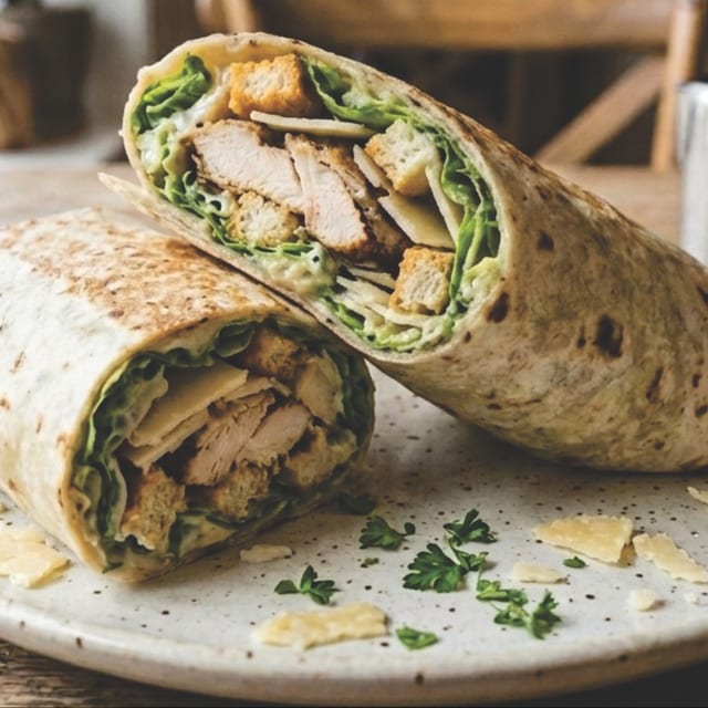 Chicken Caesar Wrap.